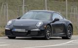 Porsche 911 R spy shots