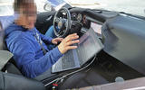 Porsche 911 interior sighting shows new digital cluster of 2019 car