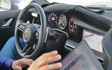 Porsche 911 interior sighting shows new digital cluster of 2019 car