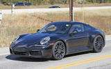 Porsche 911 interior sighting shows new digital cluster of 2019 car