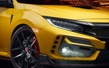 Honda Civic Type R limited edition 2020 official press photos - front lights