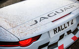 Jaguar F-Type rally car 2019 driven rear end