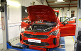 99 Kia Stinger GT420 racer - workshop front