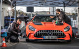 Mercedes-AMG GT Black Series Nurburgring record - prep work