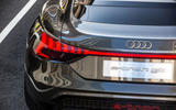 Audi E-tron GT concept 2020 prototype first drive review - rear lights