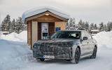 94 BMW i7 official winter testing 2021 static charging