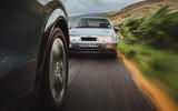 94 Ford Mustang Mach e vs Sierra Cosworth tacking wheels