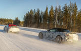 94 Mercedes AMG SL prototype official winter testing snow
