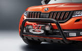 Skoda Mountiaq concept first drive review - front bumper