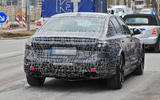 95 2024 BMW M5 hybrid spy images rear end