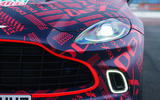 2020 Aston Martin DBX camouflaged prototype ride - headlights
