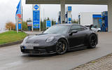 Porsche 911 GT3 prototype at Nurburgring - road front