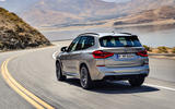 BMW X3M official press - on the road rear