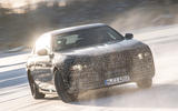 96 BMW i7 official winter testing 2021 drifting