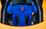 96 McLaren Racing sustainability feature seat