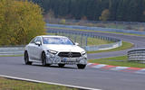 2021 Mercedes-Benz CLS spy photos - on track front