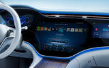 96 Mercedes Benz EQS interior official infotainment