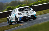 97 BTCC hybrid racer debut feature cornering rear