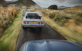 97 Ford Mustang Mach e vs Sierra Cosworth tracking rear