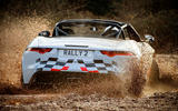 Jaguar F-Type rally car 2019 driven hero rear