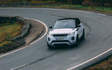 Land Rover Range Rover Evoque 2019 first ride review - cornering front