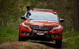 Skoda Mountiaq concept first drive review - offroad front
