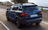 98 Citroen C5 Aircross 2022 facelift official images tracking rear