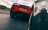 Corvette C8 vs Porsche 911 UK - tracking rear