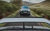 98 Ford Mustang Mach e vs Sierra Cosworth tracking front
