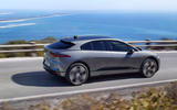 Jaguar I-Pace 2021 facelift official images - tracking side