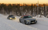 98 Mercedes AMG SL prototype official winter testing pair