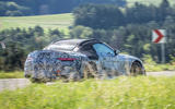 2021 Mercedes-Benz SL official disguised images - tracking rear