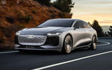 99 Audi A6 E tron Concept official tracking front