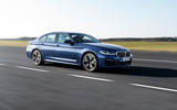 BMW 530e 2020 facelift official images - tracking front