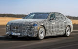 99 BMW i7 prototype drive 2022 tracking front