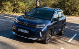 99 Citroen C5 Aircross 2022 facelift official images tracking front