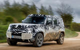 2020 Land Rover Defender prototype ride - hero front