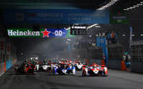 99 London Formula e 2021 heard pitlane lead