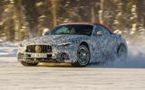 99 Mercedes AMG SL prototype official winter testing lead