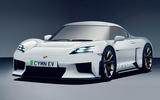 Рендер Porsche Cayman EV 99, представленный Autocar