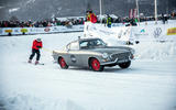 GP Ice Race Volvo P 1800 - tracking side