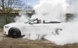 Ford Mustang V8 burnout