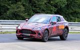 Aston Martin DBX Nurburgring spyshot