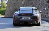 Porsche 718 Cayman GT4 RS spyshot