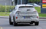 Ford Puma ST spies rear road