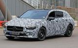 Mercedes CLA spy shot
