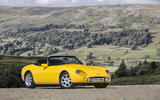 TVR Griffith before mountains