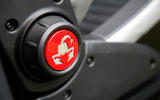 Abarth 595 Competizione ignition button