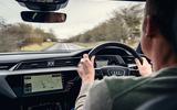 The Audi e-tron Sportback's regenerative braking delivers up to 257 miles of range