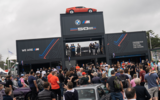 BMW M's trackside stand was a big lure for fans from right across the automotive spectrum